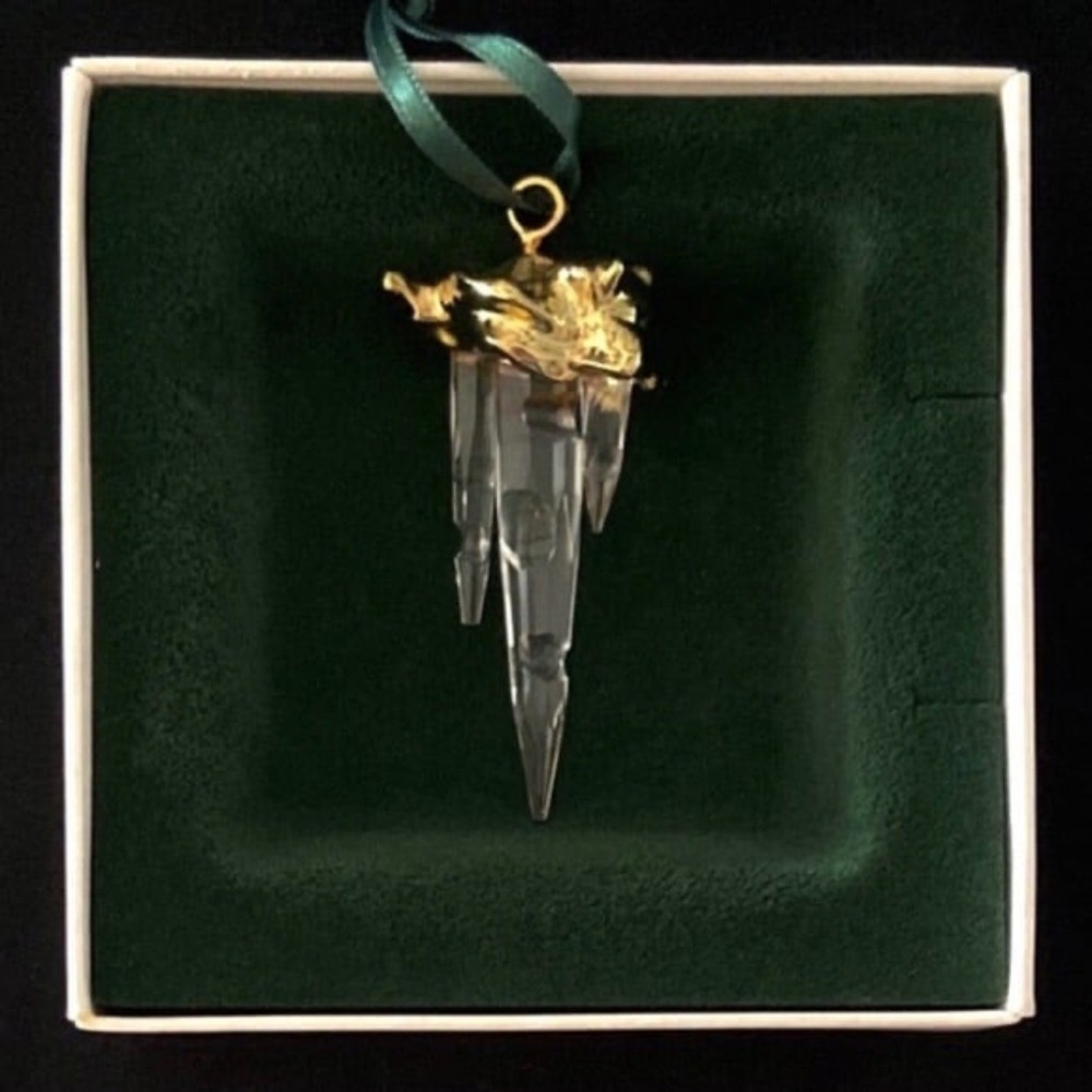 Swarovski Crystal Memories Icicle Christmas Ornament